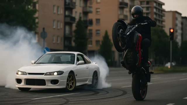 Manœuvres acrobatiques au volant : une nouvelle infraction